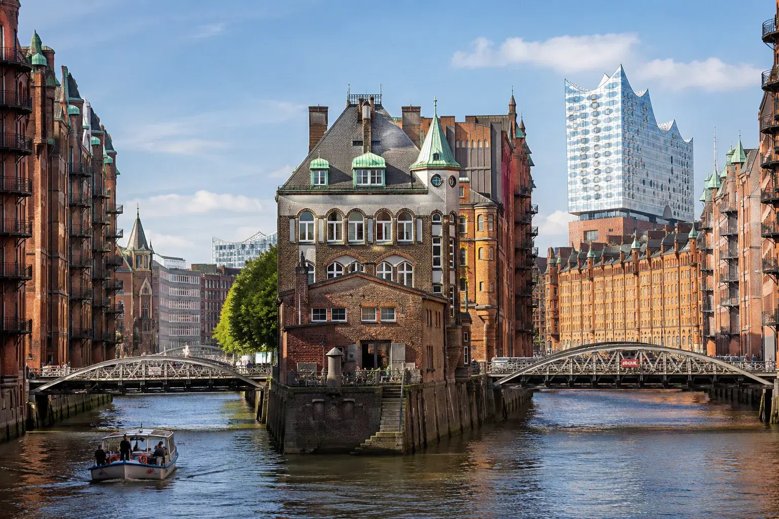 Stadtansicht von Hamburg